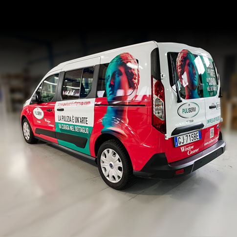 grafica furgone aziendale