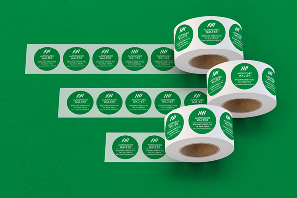 adesivi in bobina per azienda che vende elettrodomestici