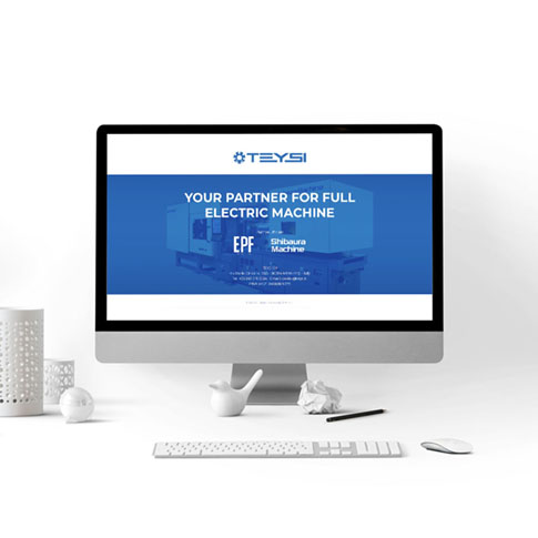 mockup sito web vetriana per azienda nel settore delle materie plastiche industriali